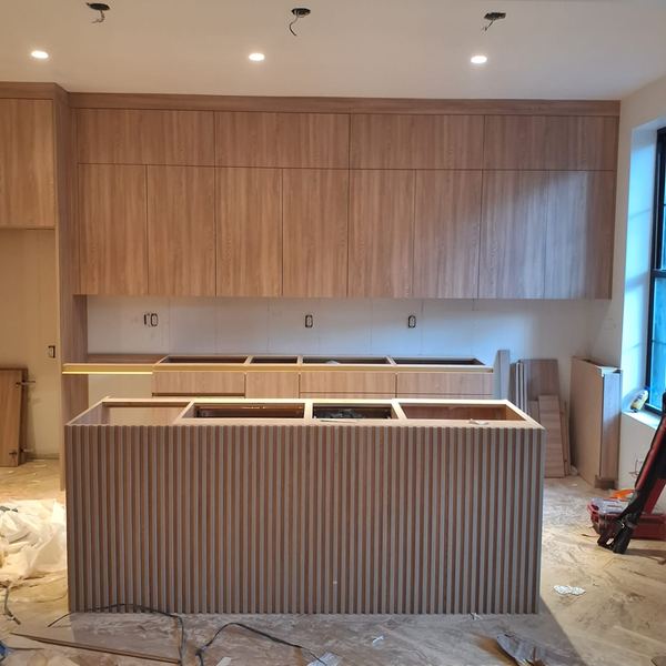 Kitchen installation in progress by CABINX